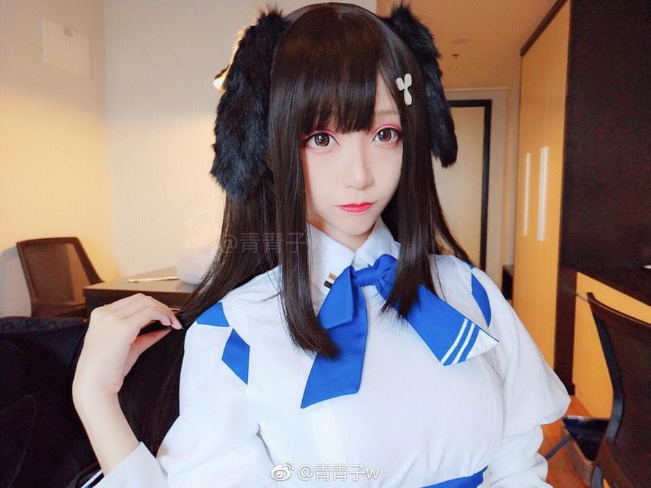 让你惊叹的高清靓照：青青子ak修女超美cosplay